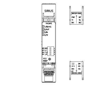 3SK1120-1AB40 Sicherheitsrelais 3SK1 Grundeinheit Schraubterminal 24V Gleichspannung 3 Aktivierungsschaltkreise