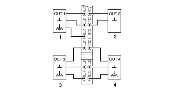 2701009 IB IL 24 DO 4/EF-PAC Digitale Modul IP20 Schutz für Ihre Produktionslinie