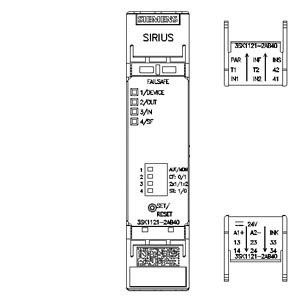 3SK1 Sicherheitsrelais für die Basis-Einheit 3SK1121-2AB40 3 Aktivierungsschaltkreise