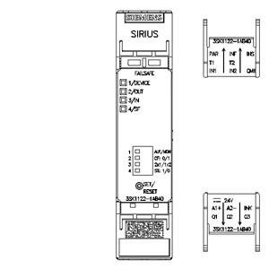 3SK1122-1AB40 Sicherheitsrelais mit Halbleiter-Ausgängen Schraubterminal 24V Gleichspannung Advanced