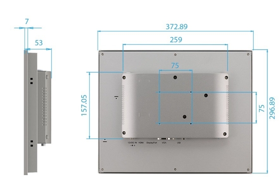 Advantech FPM-215-R8AE Touchscreen mit sonstiger Kommunikationsoberfläche bereit zum Versand