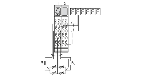 Phoenix Contact IB IL SGI 2/P/EF-PAC IP20-Analogmodul für die industrielle Schutzniveau