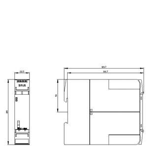 PLC 3SK1211-2BB40 Sicherheitsrelais 3SK1 4RO Ausgangserweiterung Federlastterminal DC 24V