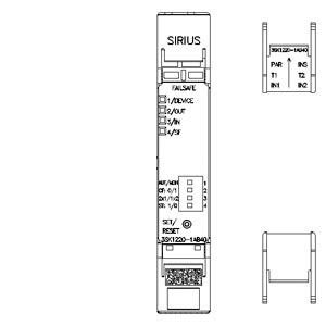 DC 24V 3SK1 Sicherheitsrelais 3SK1220-1AB40 Eingangserweiterungsschraubterminal