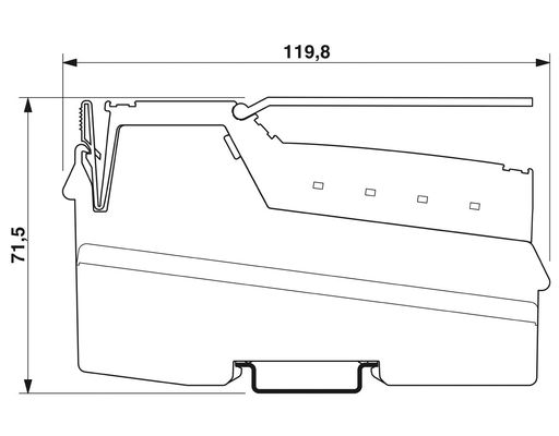 Phoenix-Kontaktbus-Kopplung IL MOD BK DI8 DO4-PAC mit fortgeschrittener Buskommunikation