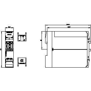 3SK2 22 5mm Breite Sicherheitsrelais Basis-Einheit mit PROFINET-Schnittstelle und Schraubterminal