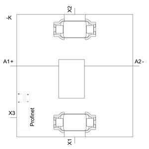 3SK2 22 5mm Breite Sicherheitsrelais Basis-Einheit mit PROFINET-Schnittstelle und Schraubterminal