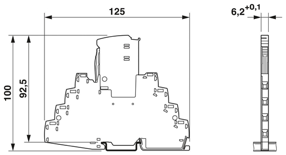 24V TTC-6P-4-24DC-PT-I Phoenix Kontaktüberspannungsschutz mit 2,5 Nennentladungstrom