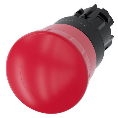 40 mm Plastik SIRIUS ACT Pilz-Schaltfläche Nicht beleuchtet Notfall-Stopp-Schalt-Trigger-Aktion