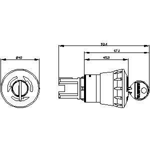 3SU1000-1HF20-0AA0 SIRIUS ACT Pilzknopf mit 40 mm Größe und Kunststoff