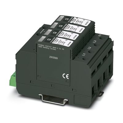 240/415 V AC 4 Pole Surge Protector für VAL-MS-EE-T2-4 0-385-UD-FM