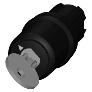 Kunststoff 3SU1000-5BF01-0AA0 SIRIUS ACT Schlüsselschalter 2 Positionen für die PLC 90 erhalten