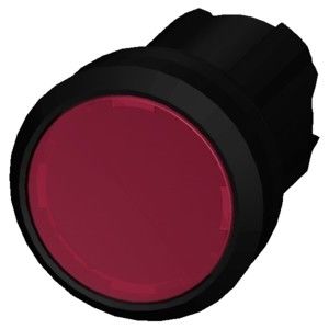 Lichtroter Flachknopf 3SU1001-0AB20-0AA0 SIRIUS ACT Schaltknopf aus Kunststoff