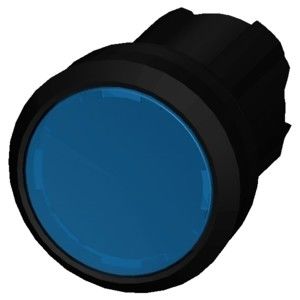 Blauer Kunststoff mit Beleuchtung 3SU1001-0AB50-0AA0 SIRIUS ACT-Schaltfläche mit flachem Knopfdesign