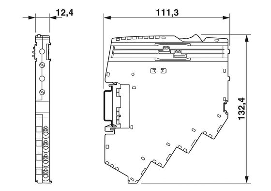CAPAROC E2 12-24DC/2-10A Elektronische Geräte-Schaltkreislaufbrecher mit 2 Polen