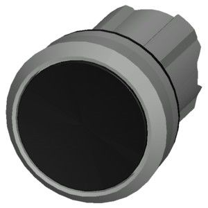 PLC 3SU1050-0AB10-0AA0 Metall glänzende unbeleuchtete flache Taste schwarz SIRIUS ACT Taste