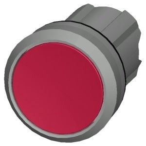 PLC 3SU1050-0AB20-0AA0 Metall glänzende unbeleuchtete Flachknopf Rot SIRIUS ACT Schaltfläche