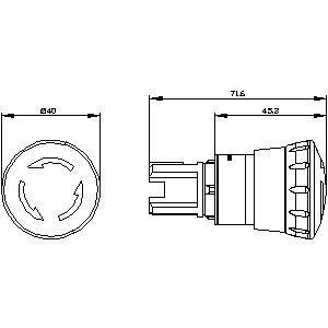3SU1050-1HB20-0AA0 SIRIUS ACT Druck-Trigger-Aktion Pilz-Druckknopf für Notstopp