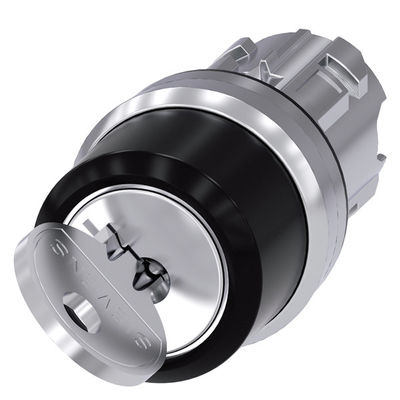 PLC 3SU1050-4BF01-0AA0 Metall glänzender RONIS Schlüsselschalter 2 Positionen beibehalten SIRIUS ACT
