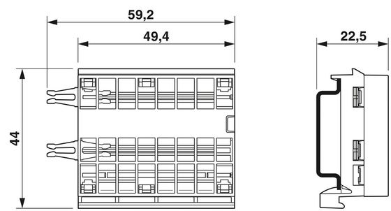 1110990 CAPAROC CR EXT8 Busbar für stabile und reibungslose elektrische Verbindungen