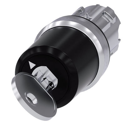 3SU1050-5BF01-0AA0 Metall glänzender PLC 2 Positionen beibehalten SIRIUS ACT Schlüsselschalter