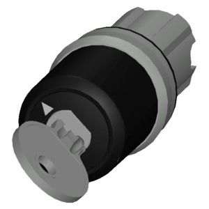 3SU1050-5BF01-0AA0 Metall glänzender PLC 2 Positionen beibehalten SIRIUS ACT Schlüsselschalter