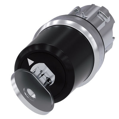 3SU1050-5RF01-0AA0 Metall glänzende BKS 2 Positionen beibehalten SIRIUS ACT Schlüsselschalter