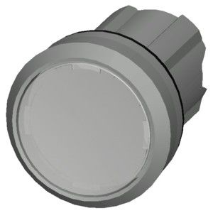 3SU1051-0AB60-0AA0 SIRIUS ACT Schaltfläche mit Metall glänzend beleuchteter Flachknopf in Weiß