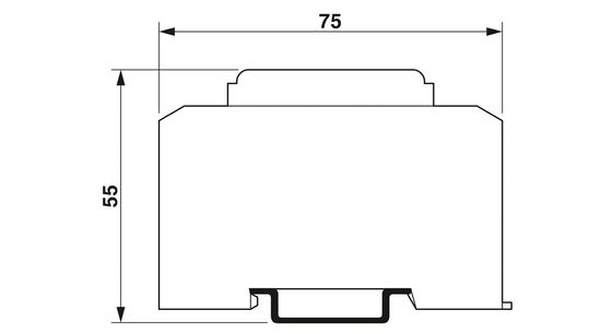 24V Gleichspannungsspannungsschutzvorrichtung MT-2/1-S-24DC 2-Polen-Konstruktion für einen sicheren und langlebigen Schutz