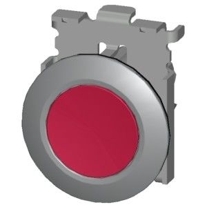 3SU1060-0JB20-0AA0 Metallmatte Schaltfläche Nicht beleuchtete Vertiefung Rot SIRIUS ACT