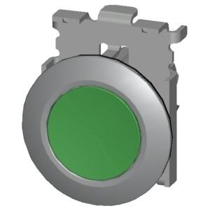 Grüne Metallmatte PLC 3SU1060-0JB40-0AA0 SIRIUS ACT Schaltfläche mit Einbaugruppe