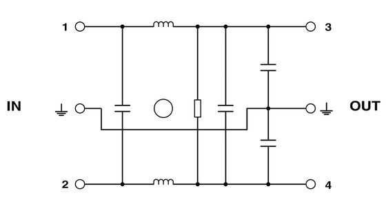 NEF 1-1 EMV-Filter mit 240 V Wechselstrom L-N 50 Hz 60 Hz Nennspannung Optimale Leistung