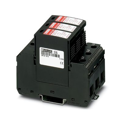 4 Pol 2800189 VAL-MS-T1/T2 335/12.5/3 0 Blitzschutz für 380 V