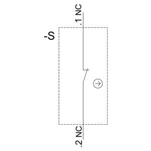 Roter Flachstoff, unbeleuchteter Momentknopf 3SU1100-0AB20-3CA0 Vollständige Einheit