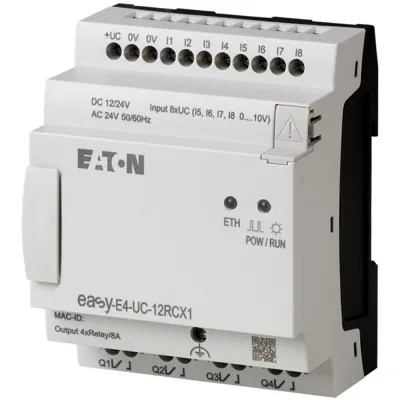 EASY-E4-DC-12TC1 24V Gleichspannungsquelle mit Ethernet-Schnittstelle für Bildschirm-Tastatur