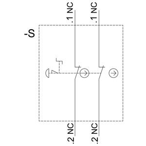 SIRIUS ACT Komplett-Einheit Pilz-Schaltfläche für 3SU1100-1HB20-1PG0 Notstand