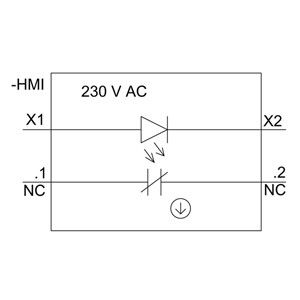 PLC 3SU1106-0AB20-1CA0 SIRIUS ACT Vollständige Einheit Schaltknopf Kunststoffbeleuchtung Momentär