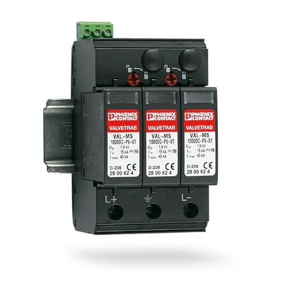 2801161 VAL-MS-T1/T2 1000DC-PV/2 V-FM Klasse 1/2 Blitzschutz für 3 Pole