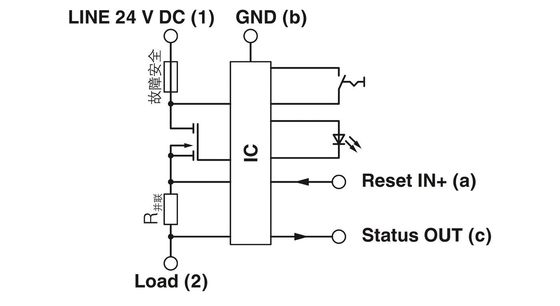 2800914 CB E1 24DC/10A S-R P Elektronischer Schaltkreisbrecher für Industriegeräte