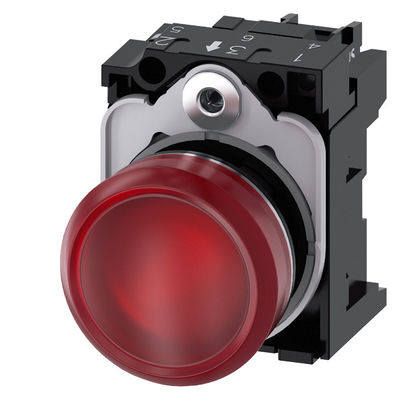 3SU1152-6AA20-1AA0 Pilotlicht für SIRIUS ACT Beleuchtetes Metall glänzend