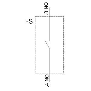 PLC 3SU1400-1AA10-3BA0 SIRIUS ACT Kontaktmodul für Frontmontage und 1NO-Anwendungen