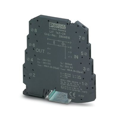 24 V Gleichspannung 2804610 LIT 1X2-24 Überspannungsschutz 2 Pole Schutzsystem