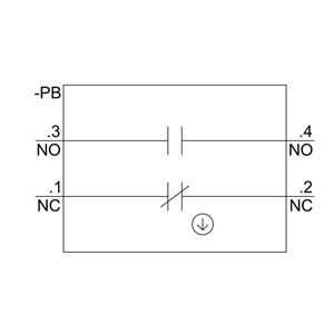 Vorstehende Montage 1NO1NC PLC 3SU1400-1AA10-3FA0 SIRIUS ACT Kontaktmodul mit Terminal