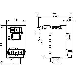 Advanced Technology PLC 3SU1400-1LK10-1AA1 SIRIUS ACT Profinet Schnittstellenmodul schwarz
