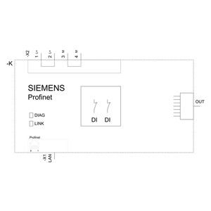 Advanced Technology PLC 3SU1400-1LK10-1AA1 SIRIUS ACT Profinet Schnittstellenmodul schwarz