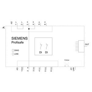 PLC 3SU1400-1LL10-1BA1 Profinet Sicherheitsstandard Schwarzer Sirius ACT Profinet Schnittstellenmodul