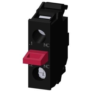 Basismontage und 1NC-Schraubterminalkontaktmodul für 3SU1400-2AA10-1CA0 SIRIUS ACT