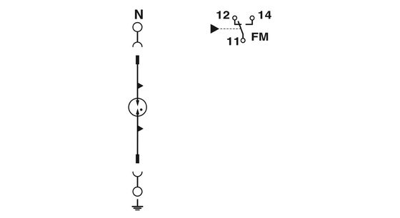 5V AC bis 250V AC 2817974 F-MS 12/FM Typ 2 Überspannungsschutz mit und Leistung 2 Pole