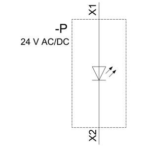 Frontmontage des SIRIUS ACT-LED-Moduls mit Federgerät 3SU1401-1BB60-3AA0