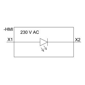 PLC 3SU1401-1BF20-1AA0 SIRIUS ACT LED-Modul mit Frontmontage und Schraubendeck